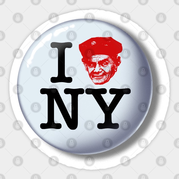 I ❤ NY Sticker by Momech